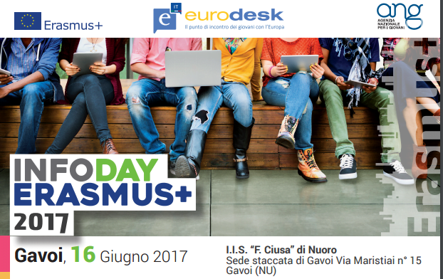 Eurodesk: il 16 giugno a Gavoi un Training Day Erasmus+