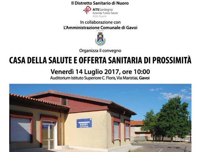 CASA DELLA SALUTE E OFFERTA SANITARIA DI PROSSIMITA’  -CONVEGNO A GAVOI –