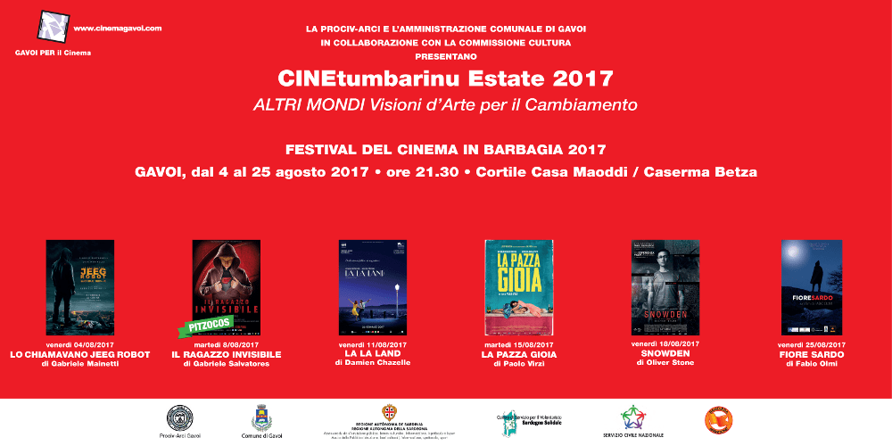 FESTIVAL DEL CINEMA IN BARBAGIA VENERDI 4 LA PRIMA PROIEZIONE