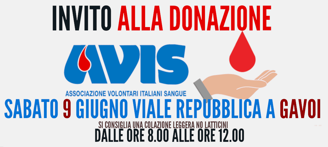 donazione sangue a gavoi