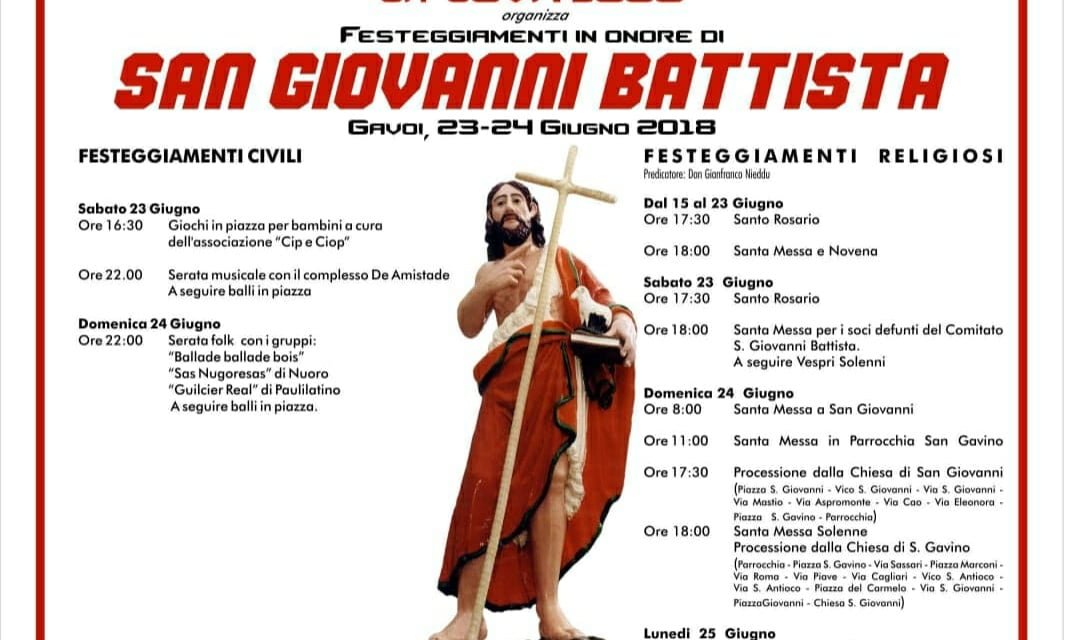 Festa in onore di San Giovanni Battista a Gavoi