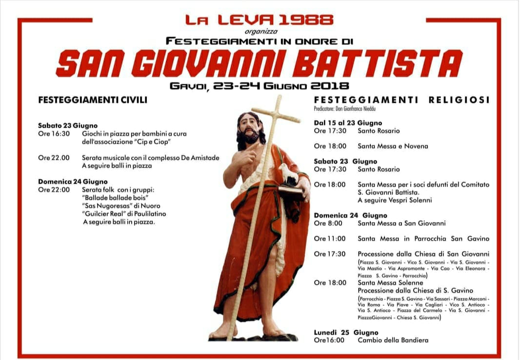 Festa in onore di San Giovanni Battista a Gavoi