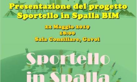 Presentazione del progetto Sportello in Spalla 2019