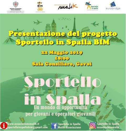 Presentazione del progetto Sportello in Spalla 2019