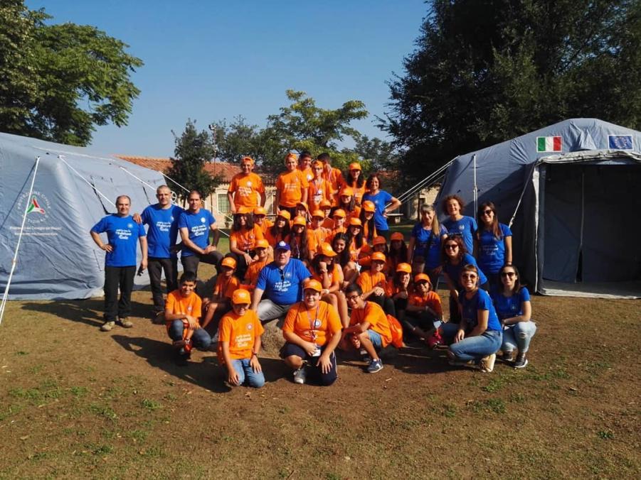 IL CAMPO SCUOLA DELLA PROCIV GAVOI A SA ITRIA