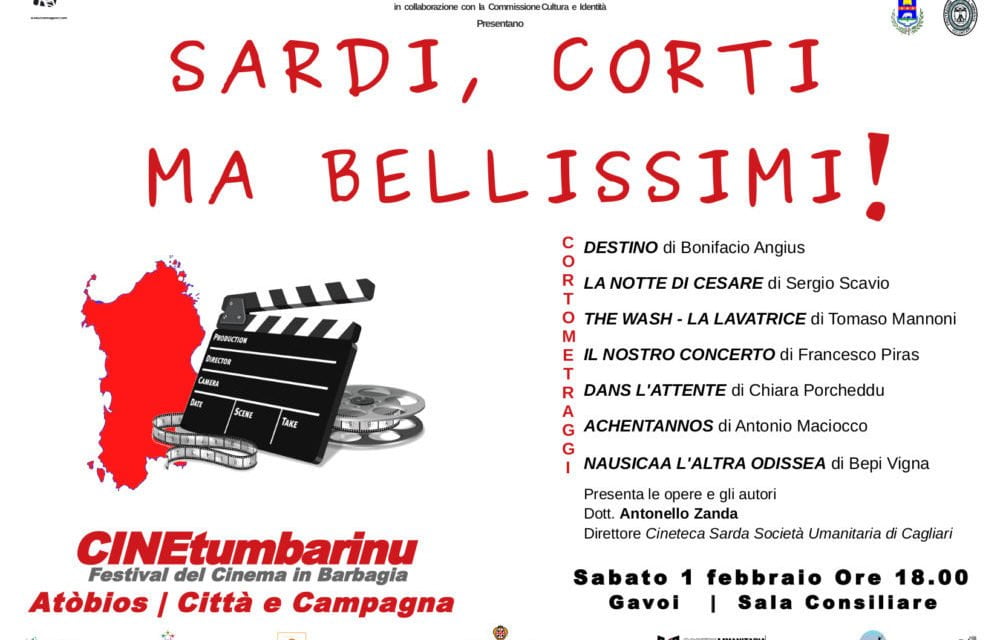 “Sardi, Corti ma bellissimi!”, serata speciale del festival CineTumbarinu