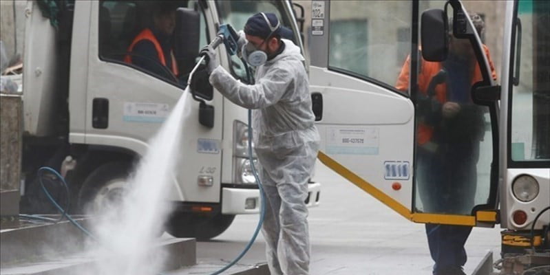 IL 6 APRILE SANIFICAZIONE DELLE STRADE COMUNALI A GAVOI