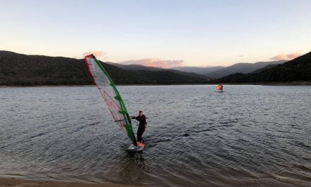 Windsurf sul Lago di Gusana