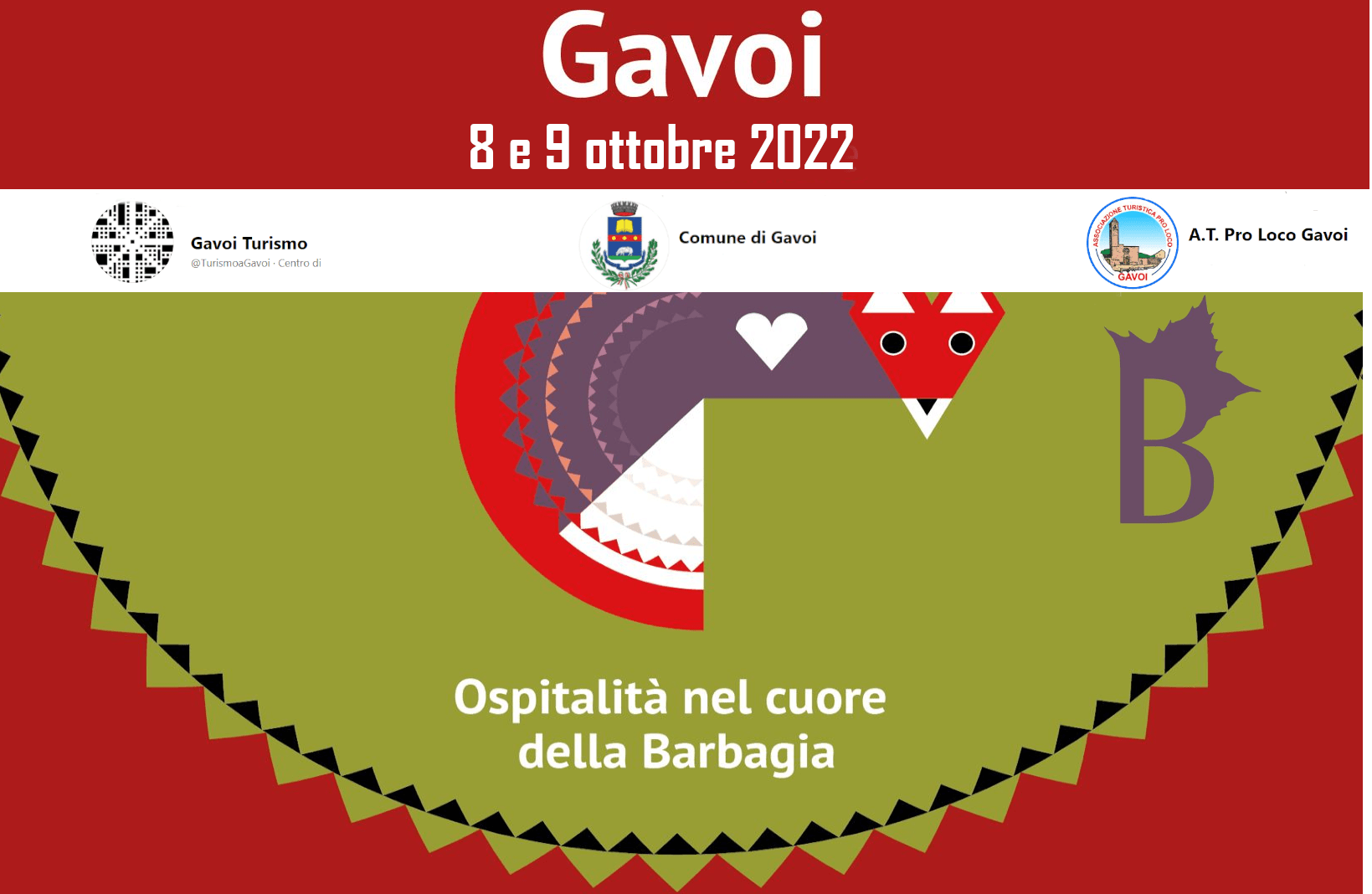 PROGRAMMA  “Ospitalità nel cuore della Barbagia XXVI Edizione”, Gavoi 8 e 9 Ottobre 2022