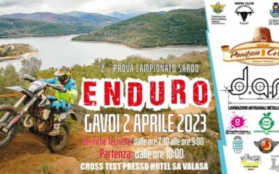 LA 2ª PROVA DEL CAMPIONATO SARDO DI ENDURO DOMENICA 2 APRILE A GAVOI