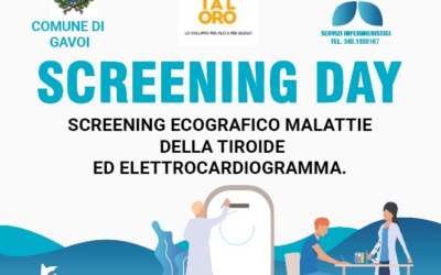 PROGETTO “SCREENING DAY” DA OGGI É  POSSIBILE PRENOTARE