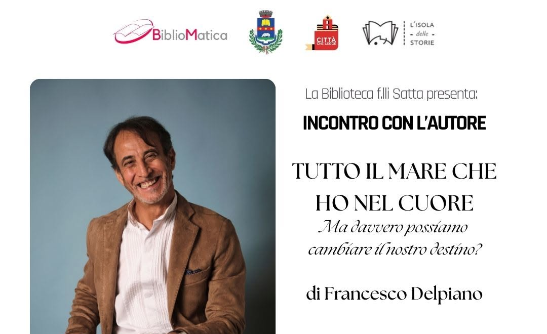 LA BIBLIOTECA COMUNALE F.LLI SATTA INAUGURA LA NUOVA STAGIONE DEGLI INCONTRI CON L’AUTORE