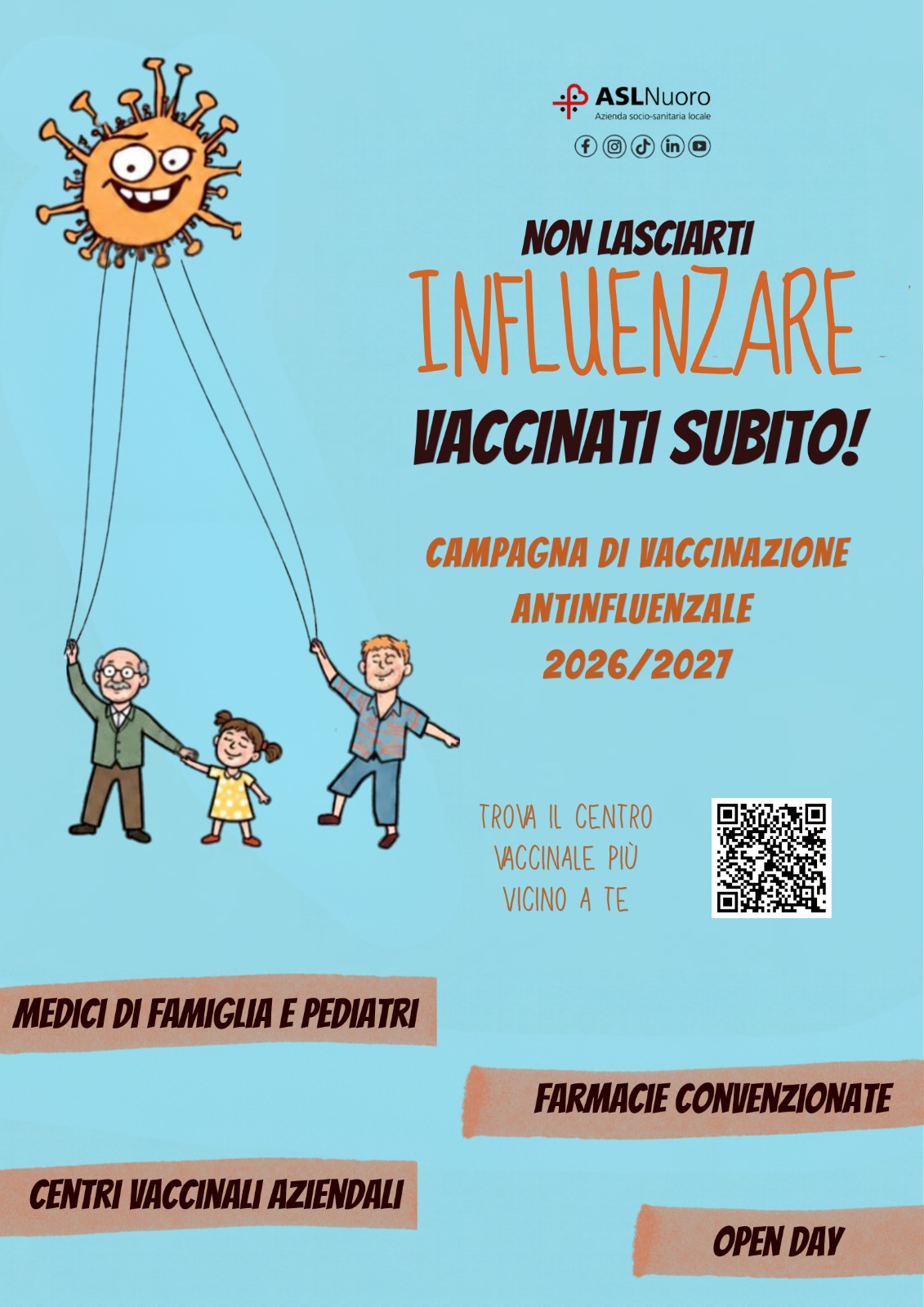 Campagna di Vaccinazione Antinfluenzale 2026/2027: